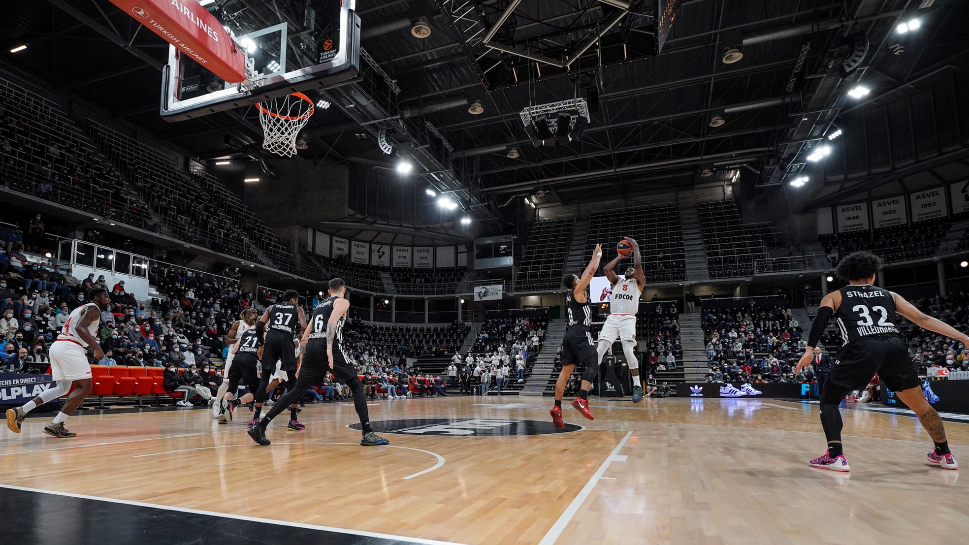 Basket ASVELMonaco, début du choc des titans ce soir